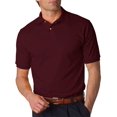 thumbnail image 1 of Jerzees Men's SpotShield Button Down Polo Sport Shirt, Maroon 2XL Jerzees Camisa polo, 1 of 2