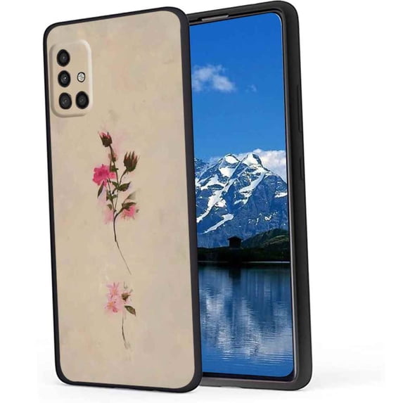 Compatible with Samsung Galaxy A51 4G Phone Case, Flowers-5761665 Case Silicone Protective for Teen Girl Boy Case for Samsung Galaxy A51 4G