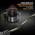 thumbnail image 4 of Combo 9005/H10/HB3 LED Headlight Bulbs + H11/H8/H9 Fog Light 6000K Pack of 6, 4 of 16