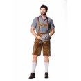thumbnail image 3 of Traje de cerveza de talla dividida, pantalones con tirantes, traje de cerveza, traje de festival de cerveza de Múnich, pantalones con tirantes de bar, 3 of 6