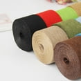 thumbnail image 3 of Injueey Rollos de cinta de arpillera de 5CM, rollo tejido portátil de , Flexible, de moda, apretado, cosido, decoraciones de fiesta para el Kits de decoración para fiestas Gris, 3 of 6