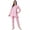 Light Pink, variant on Exclusive, Cotton Slub Co-ord Set, Long Sleeve Kurta With High-Low Hem and Elastic Waist Pants