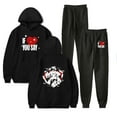 thumbnail image 2 of ENHYPEN IF YOU SAY Hoodie Pants Sets Merch Men/Women Sweatshirt Pants Two Piece Set Fashion Streetwear, 2 of 3