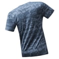 thumbnail image 3 of Men Summer Tops Active 5 Fall Fashion Men Polyester T Shirts Mens Tech Running Shirt Mens Layering T Shirt Cute S Shirts plus Size Extra Tall Tee Tall Summer Outdoor Sports Navy 2XL, 3 of 3