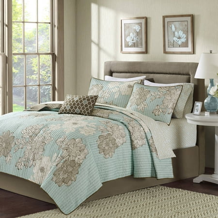 Quilt Bumper Fitted Sheet - Home Essence Cornell Reversible Coverlet and Cotton Sheet Set