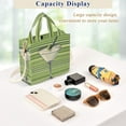 thumbnail image 5 of FORMRS Womens Corduroy Tote Bag Crossbody Shoulder Handbag with Pocket, Green Martini Glass, 5 of 7