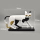 thumbnail image 2 of Escultura de estatuilla de gato Estatuilla De Gato Adorno Decoración Para El Hogar Escaparate Estante Escultura Regalo Blanco Magideal Escultura de estatuilla de gato, 2 of 7