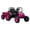 Pink, variant on Luku 12V Kids Tractor with Trailer, Remote Control, Music, LED Lights, Electric Vehicle Toy, Green