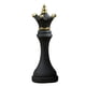 thumbnail image 3 of Estatua de piezas de ajedrez retro con pintura dorada para decoración de interiores de mesa, color negro. Pequeña, 3 of 7