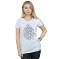 thumbnail image 2 of Harry Potter Womens Hogwarts Draco Dormiens Crest Cotton T-Shirt, 2 of 5