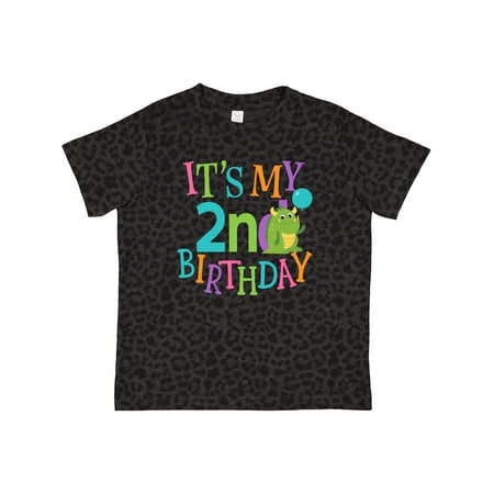 

Inktastic 2nd Birthday Monster 2 Year Old Gift Toddler Boy or Toddler Girl T-Shirt