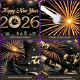 thumbnail image 5 of Decorative Design New Year Banner Festive Theme Celebration Banner for Holiday Event Indoor Decoration Party Backdrop, 5 of 9