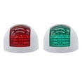 thumbnail image 1 of LED Navigation Light Signal Warning Lamp Marine Navigation Hemispheric Bow Lights for Pontoon Skiff Power Boat ,High Bright, 1 of 7