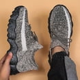 thumbnail image 2 of PLERISE Men's Breathable Knit Sports Sneakers, Lightweight Comfortable Casual Shoes for Walking, Running, Gym, and All-Day Wear, 2 of 9
