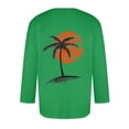 thumbnail image 4 of Amzcrzy - Sudadera Para Hombre, Estilo Casual, Cuello Redondo, Manga Corta, Estampado, Color Verde, Xl, 4 of 4