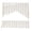 B, variant on 2 Pack Lace Sheer Curtains Half Privacy Window Scarf Elegant Light Filtering Polyester Home Decoration