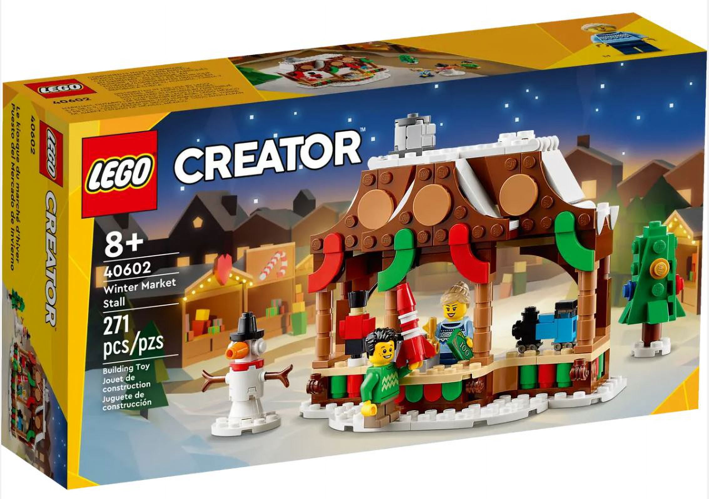 LEGO Creator Winter Market Stall Set, 271pcs, Festive LEGO Creator Winter Market Stall Set, 271pcs, Festive