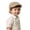 Khaki, variant on Baby Bucket Hat Adjustable Comfortable Casual Hats with Wide Brim Cute Print Soft Cap for Boys & Girls Summer Headwear White One Size