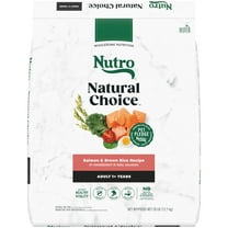 Nutro Natural Choice Adult Dry Dog Food, Salmon & Brown Rice Recipe, 28 Lb Bag