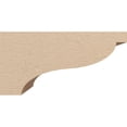 thumbnail image 3 of 6"W x 12"D x 6"H Wide Garner Rough Cedar Woodgrain TimberThane Corbel, Primed Tan, 3 of 6