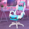 thumbnail image 3 of Moxufan Gaming Chair,Ergonomic Computer Chair with Massage and Footrest,Reclining Video Game Chair with RGB LED Lights for Adult, 3 of 13