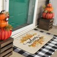 thumbnail image 2 of Fall Door Mat 30 X 17 Inch Fall Maple Leafs Pumpkin Doormat Indoor Outdoor Entrance Floor Mat Non Slip Autumn Thanksiving Decor Rubber Welcome Mats, 2 of 6