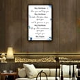 thumbnail image 3 of Numbers 6 24-26 Scripture Print, May Hashem Bless You Wall Art, Numbers 6 Printable, The Aaronic Blessing Wall Art Deco Canvas Bathroom, 3 of 6
