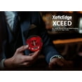 thumbnail image 6 of Prestige Import Group XoticEdge Xceed V-Cut & Punch-Cut Combination Metal Stainless Steel Blades Cigar Cutter - Red, 6 of 7