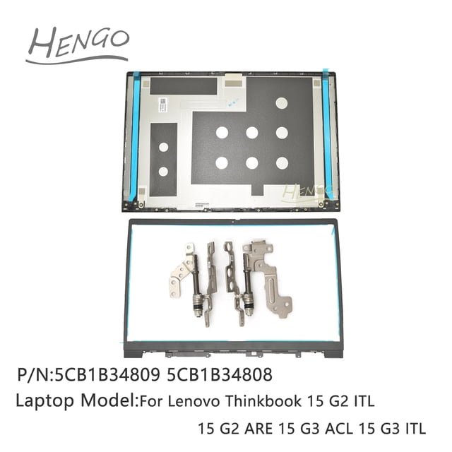 5CB1B34809 5CB1B34808 New For Thinkbook 15 G2 ITL 15 G2 ARE 15 G3 ACL 15 G3 ITL Lcd Back Cover Rear Lid Bezel Cap A B Hinge