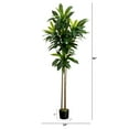 thumbnail image 2 of Nearly Natural 7ft. Artificial Dracaena Tree with Real Touch Leaves, 2 of 5