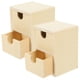 thumbnail image 4 of cajones pequeños de madera sin pintar, bricolaje, de madera en blanco, de 2 capas., 4 of 7