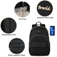 thumbnail image 2 of Mochila Breold para portátil, elegante, para mujer, de trabajo, 15.6 pulgadas, 2 of 7