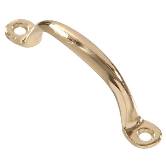Hillman 851563 3.75 in. Brass Plated Utilty Door Pull