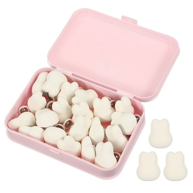Uxcell 20 Pcs Clips para Funda de Edredón para Sostener el Edredón por Dentro, Clips de Edredón con Material de Tela Suave para Cojines de Edredón, Cortinas, Beige (Conejo)