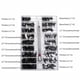 thumbnail image 2 of Tornillo Pequeño Juego De Tornillos Combinados Tornillo De Cabeza Redonda Tornillo De Cabeza Plana Tornillo Avellanado Methold TO001925-00, 2 of 6