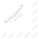 thumbnail image 1 of Ounissouiy Conveniente para el clip de metal R Pin Rod con cuerda anti-perdida para RC Body Shell Anti-lost Car Shell Cuerda roja 1: 8 rojo 1:8 10piezas, 1 of 6