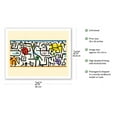 thumbnail image 2 of Rich Harbor (Picture of a Journey) - From an Original Cubism Abstract Painting by Paul Klee c.1938 - Fine Art Matte Paper Print (Unframed) 20x26in, 2 of 4