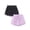 Black Floral & Lavender, variant on Sedormi Girls 2-in-1 Flowy Shorts Drawstring Athletic Floral & Pink Skort with Liner&Pocket 2-Pack Size 10