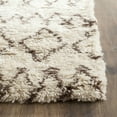 thumbnail image 3 of Safavieh Casablanca Contemporary Hand-Knotted Wool Runner Rug-Color:Ivory / Brown,Shape:Runner,Size:2'-3" X 10', 3 of 6