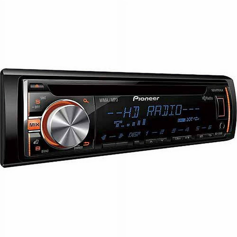 Pioneer DEH-X56HD Single CD Receiver with Built-in HD Radio, MIXTRAX, Apple  iPod Control, Android, Pandora, USB, Aux