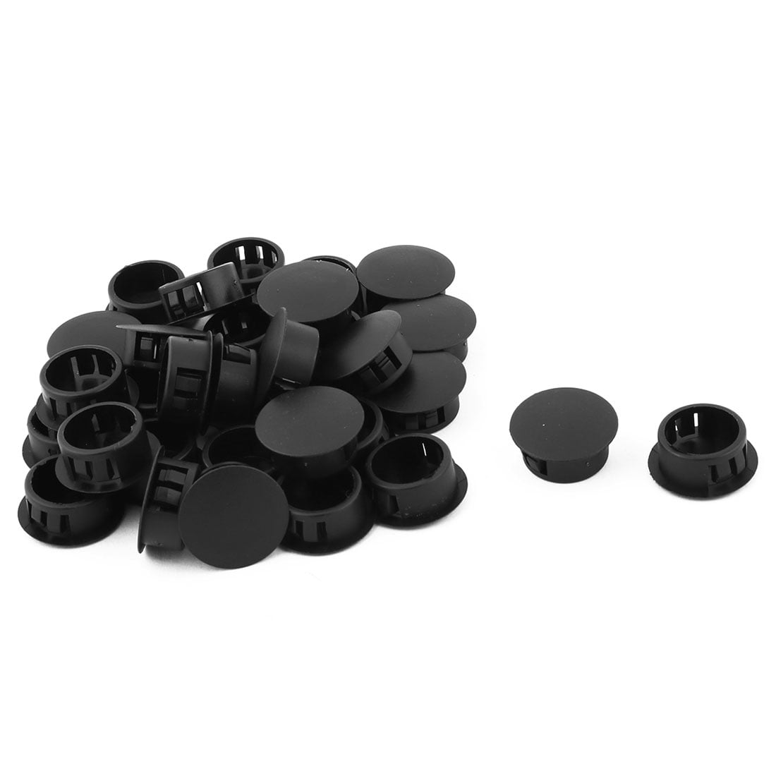 Plastic Round Design Chair Leg Protector Hole Stopper 20mm Diameter