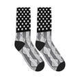 thumbnail image 4 of Athletic Socks Pancreatic Cancer Awareness Flag Sport Running Calf Socks Crew Socks for Men Women, 4 of 7