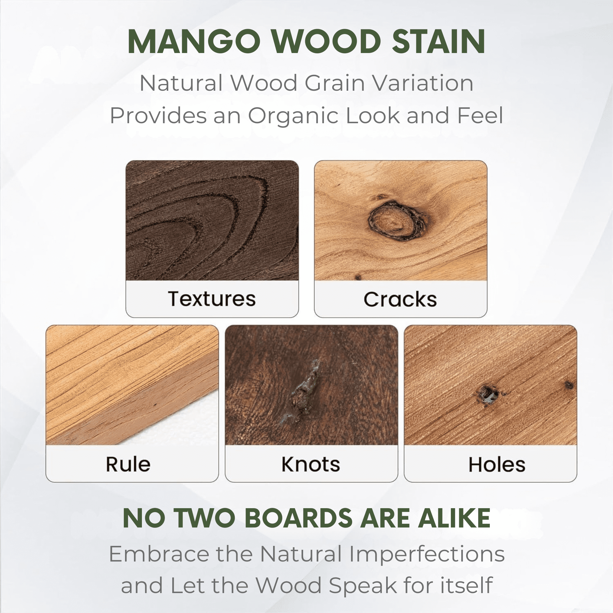 3-Piece Wooden Cutting Board Set with Juice Grooves, Mango Wood Chopping Boards for Kitchen Prep and Charcuterie Serving, Eco Friendly Multi Size Cutting Boards with Built-in Handles (Natural)