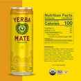 thumbnail image 5 of Guayakí Yerba Mate, Organic Sparkling Classic Gold, 80mg Natural Plant Based Caffeine, Smooth Energy & Focus, Carbonated, 12 Oz (Pack of 12), 5 of 5