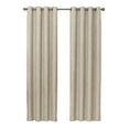 thumbnail image 2 of Quinn Blackout Single Curtain Lined Grommet Panel, 50" x 95", Linen, 2 of 5