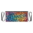 thumbnail image 7 of Yayeee Waist Apron with Pockets for Cooking Waterproof Half Server Aprons, Colorful Dragon Scales Pattern, 7 of 7