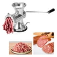 thumbnail image 3 of Durable Ergonomic Handle Labor-Saving Grinder Tool, Grinding Machine, Kitchen Accessory For Grinding Pork, Beef, Lamb, Chicken Home Silver, 3 of 8