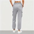 thumbnail image 2 of vigerkar Womens Cargo Sweatpants Oversized Joggers Baggy Athletic Pants with Pockets (Light Gray, XXL), 2 of 7