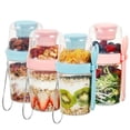 thumbnail image 1 of Vasos para helado de yogur Vtopmart, 800 ml, paquete de 4 con tapas y cucharas, 1 of 8