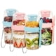 thumbnail image 1 of Vasos para helado de yogur Vtopmart, 800 ml, paquete de 4 con tapas y cucharas, 1 of 8